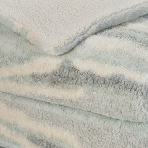 Faux Fur RD520 Seafoam Throw Blanket - Rug & Home