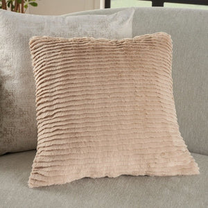 Faux Fur RD639 Beige Pillow - Rug & Home