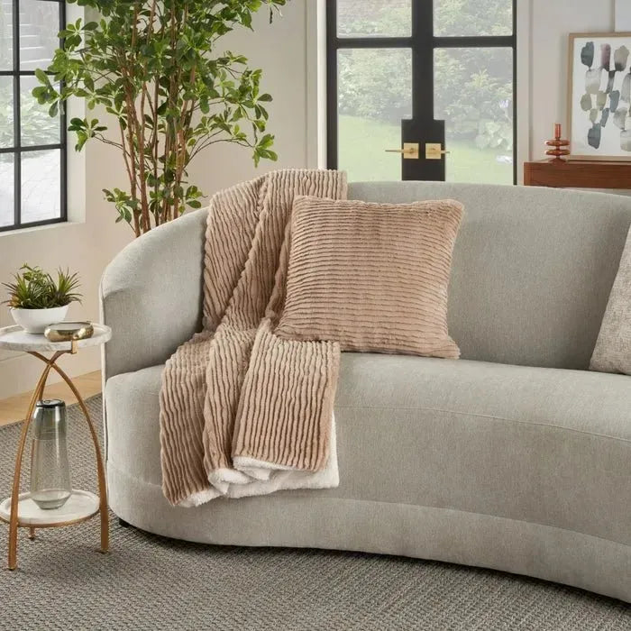 Faux Fur RD639 Beige Pillow