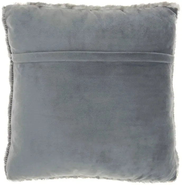 Faux Fur SN101 Charcoal Pillow