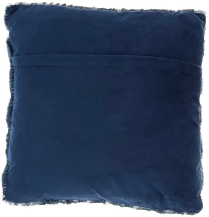 Faux Fur SN101 Navy Pillow