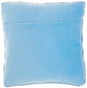 Faux Fur SN101 Ocean Pillow - Rug & Home