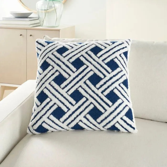 Faux Fur TL901 Navy Pillow