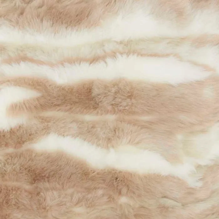 Faux Fur VV017 Beige Pillow - Rug & Home