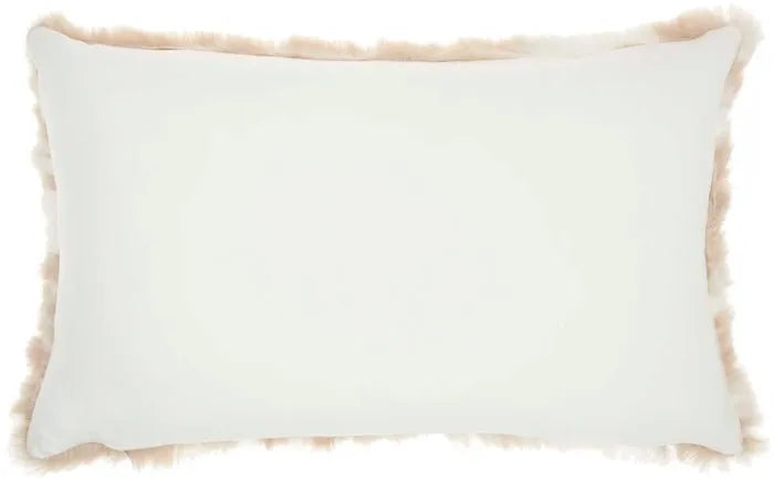 Faux Fur VV017 Beige Pillow - Rug & Home