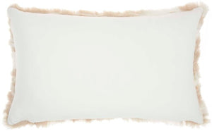Faux Fur VV017 Beige Pillow - Rug & Home