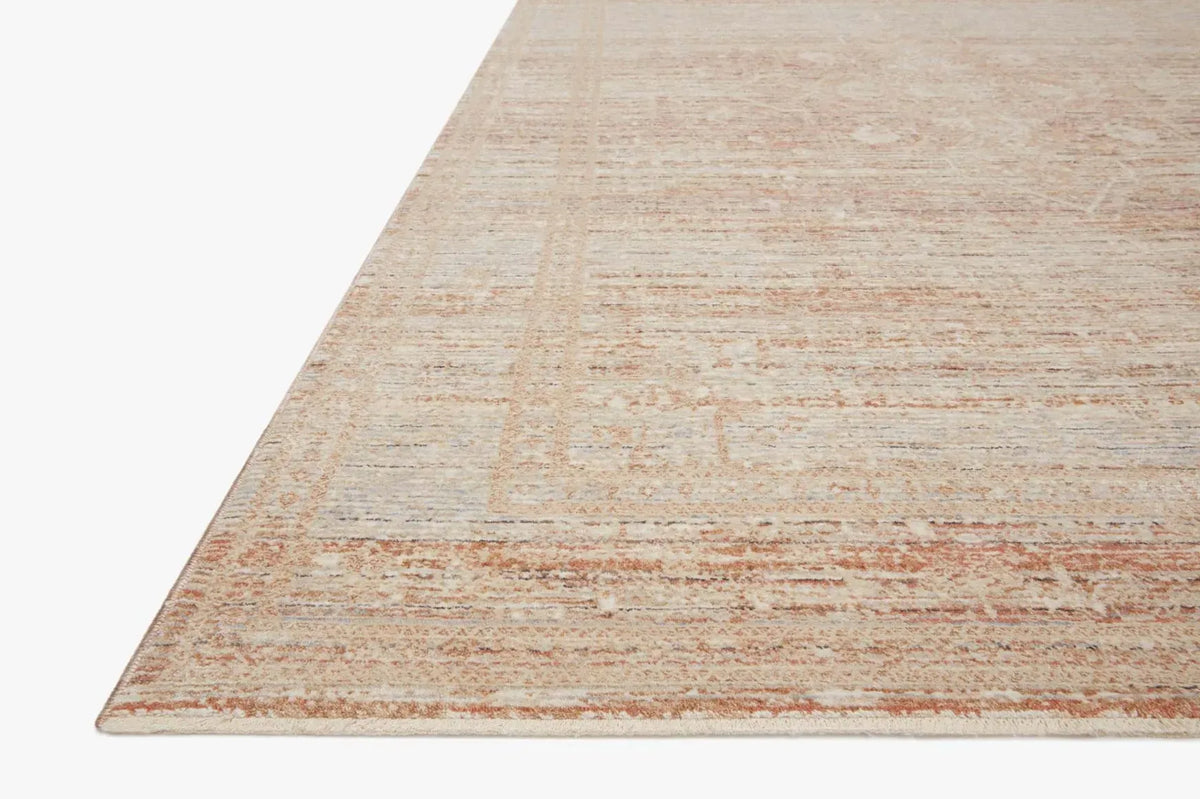 Faye Fay-08 Terracotta/Sky Rug