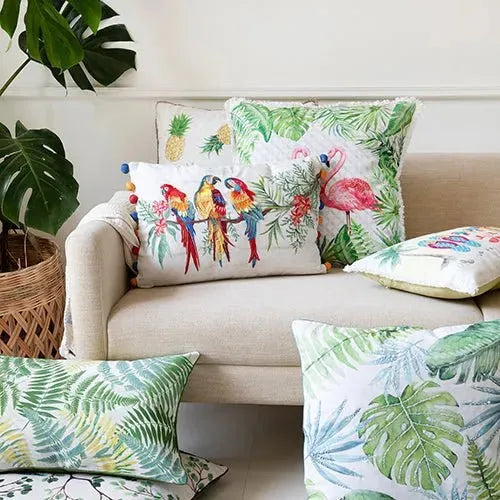 Fern 08050GNW Green/Yellow Pillow