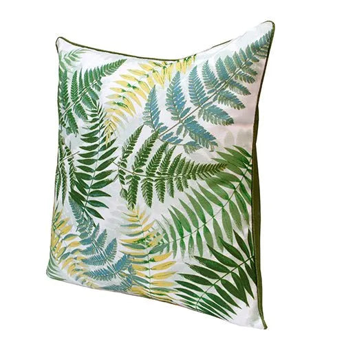 Fern 08235GNW Green/Yellow Pillow - Rug & Home