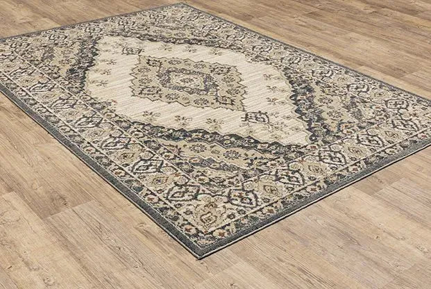 Fiona 8020W Beige/Blue Rug