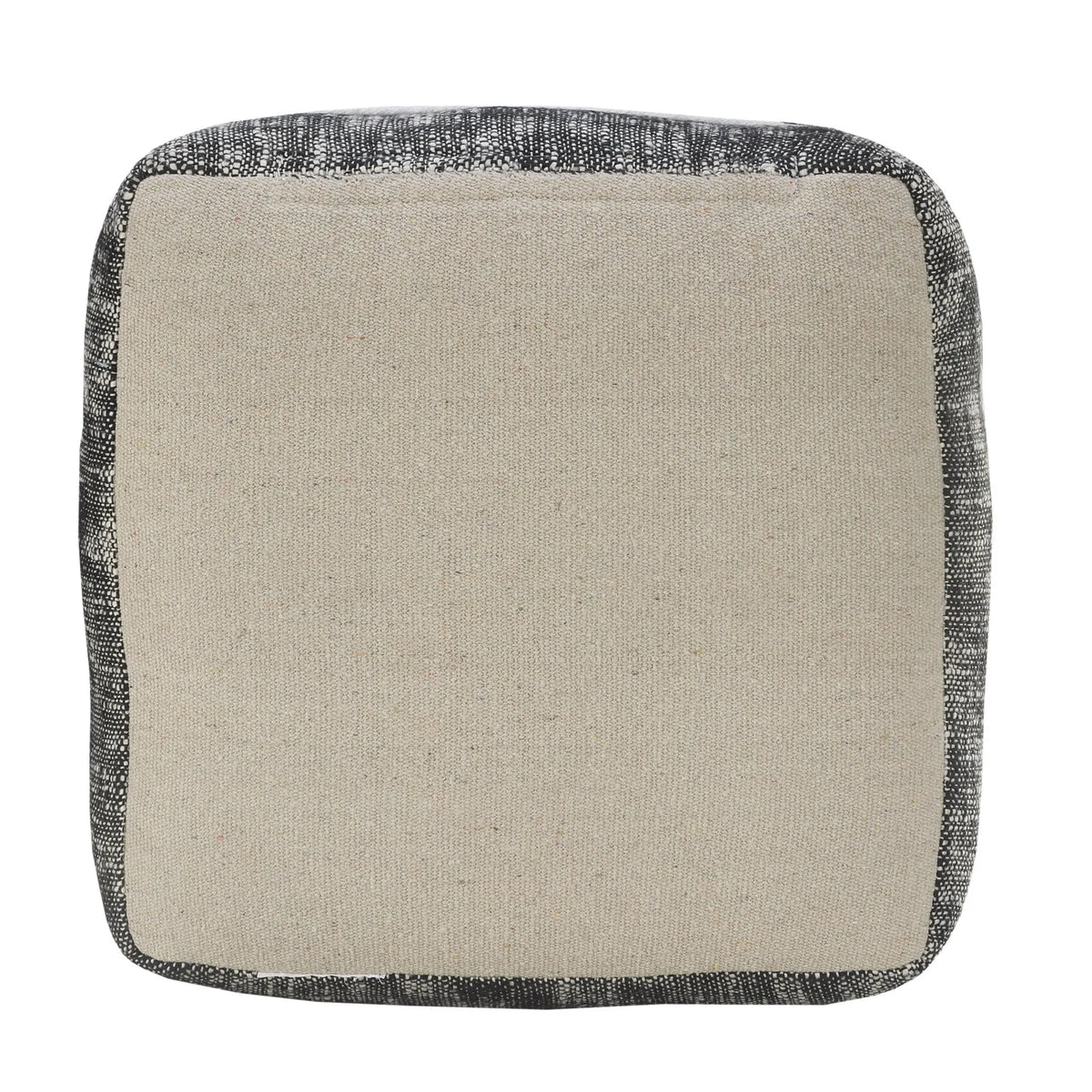 Flat Weave Lr34020 Blue/Navy Pouf - Rug & Home