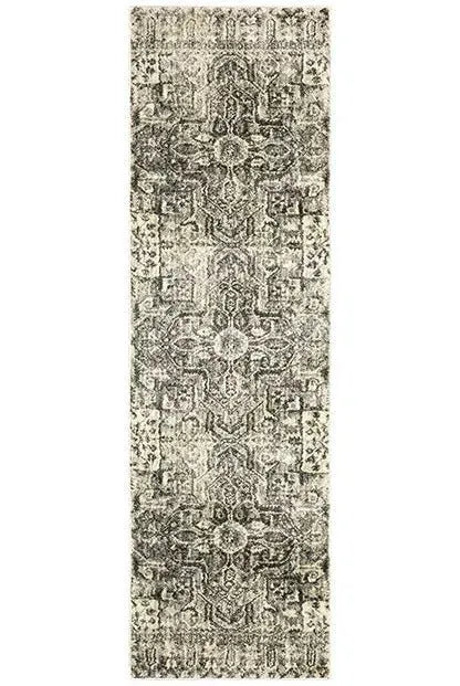 Florence 4333W Charcoal/Ivory Rug
