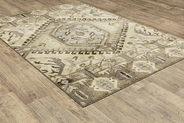 Florence 5090D Beige/Gold Rug - Rug & Home