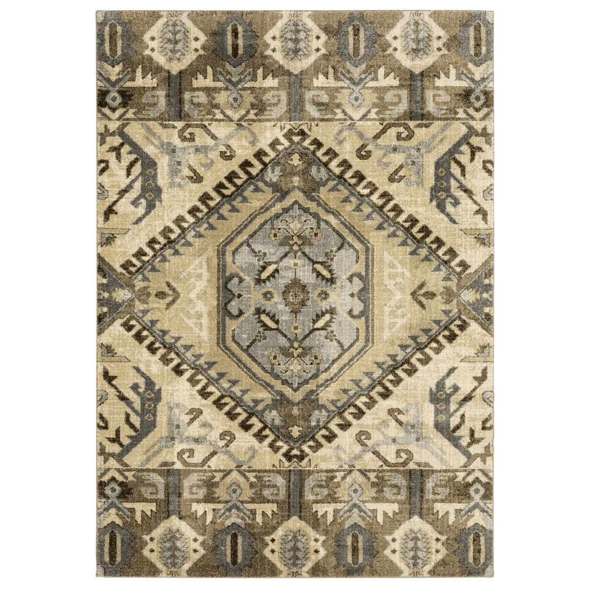 Florence 5090D Beige/Gold Rug - Rug & Home