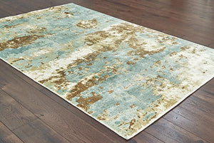 Formations 70001 Blue Brown Rug - Rug & Home