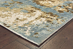 Formations 70001 Blue Brown Rug - Rug & Home