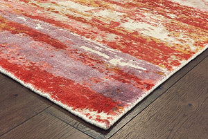 Formations 70004 Pink Red Rug - Rug & Home