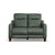 Forte Power Reclining Loveseat with Power Headrests - Rug & Home