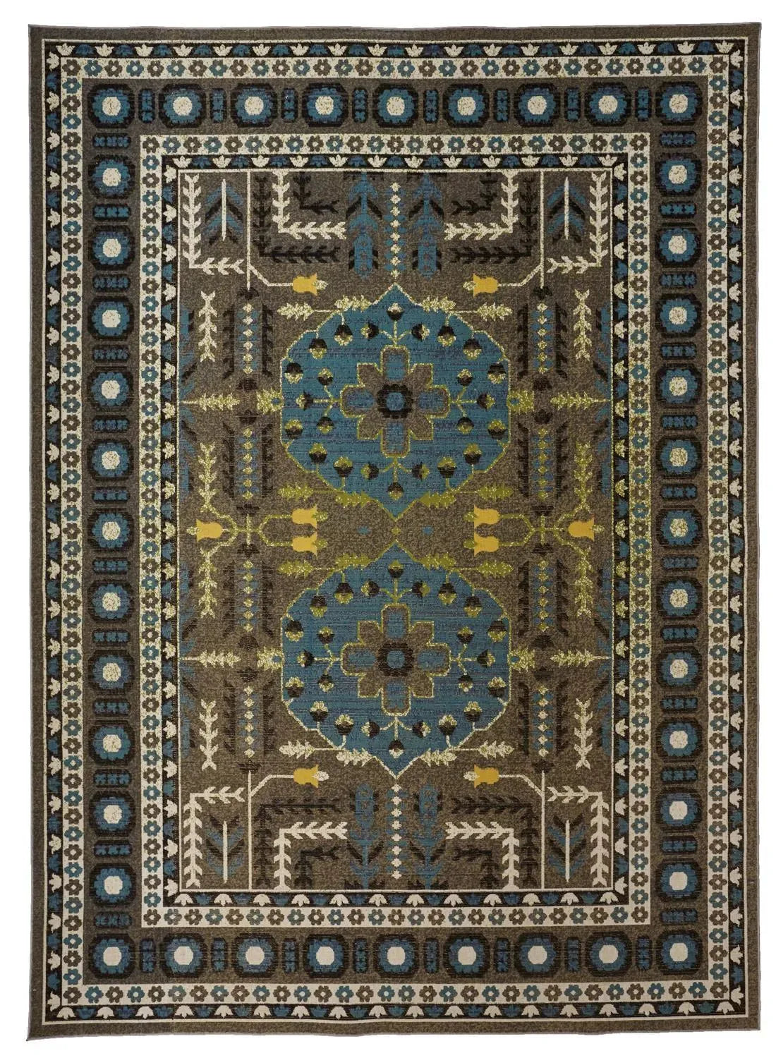 Foster 3754F Gray/Blue Rug