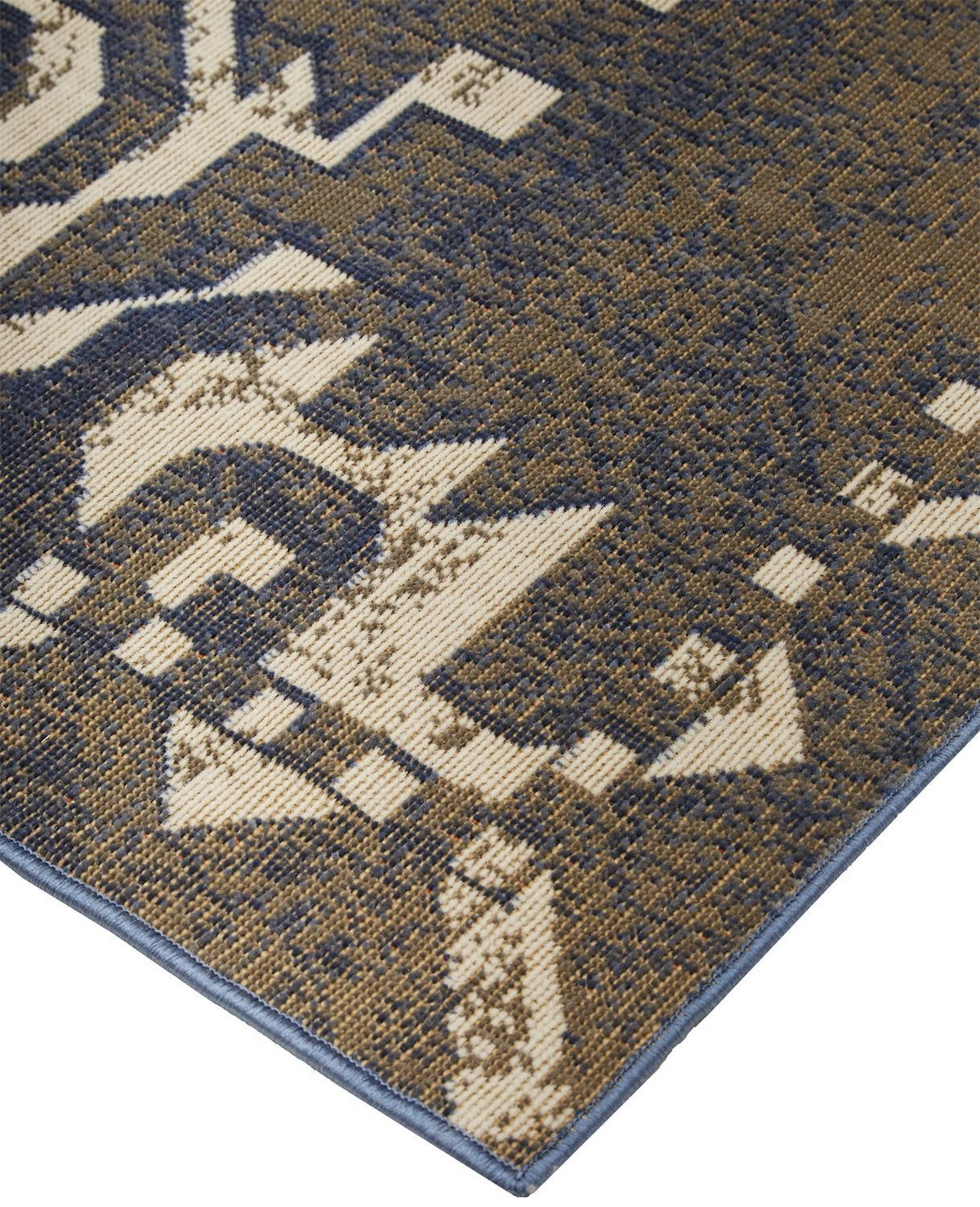 Foster 3758F Beige/Blue Rug - Rug & Home