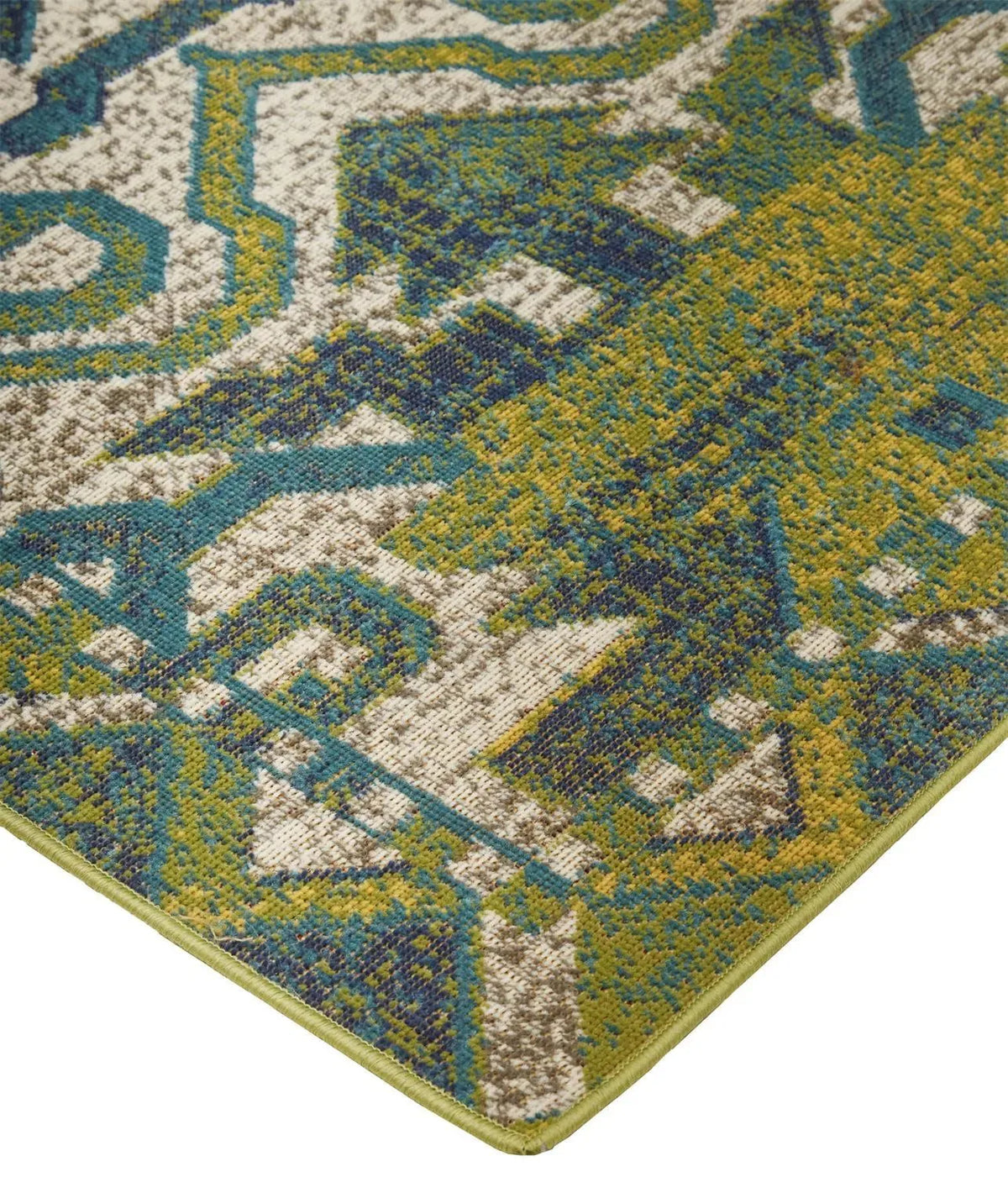 Foster 3758F Green/Blue Rug