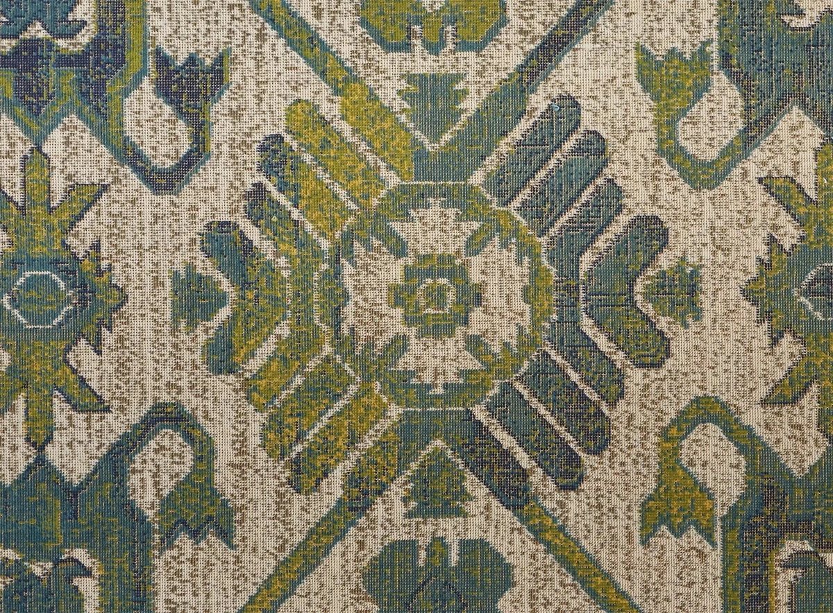 Foster 3758F Green/Blue Rug