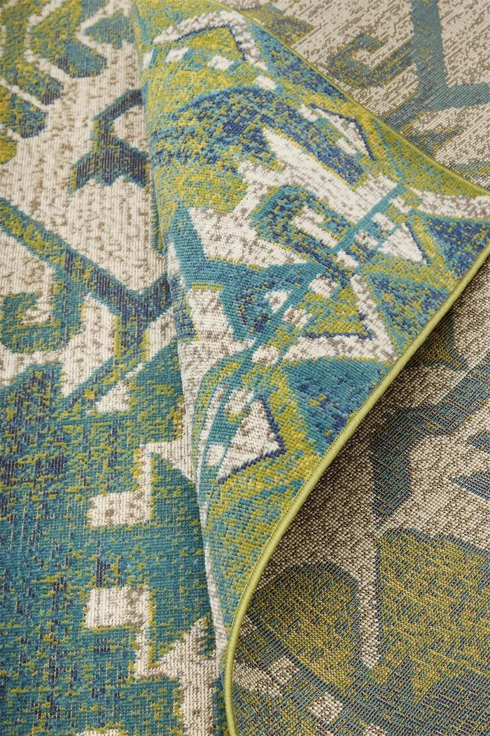 Foster 3758F Green/Blue Rug