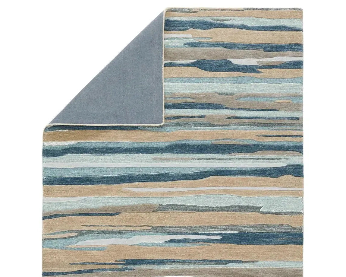 Fragment FRG05 Slate Blue/Beige Rug