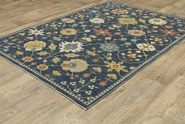 Francesca FR02L Blue Rug