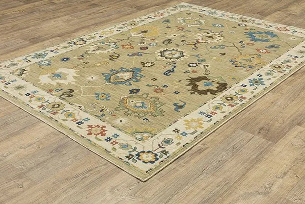 Francesca FR04E Beige/Multi Rug - Rug & Home