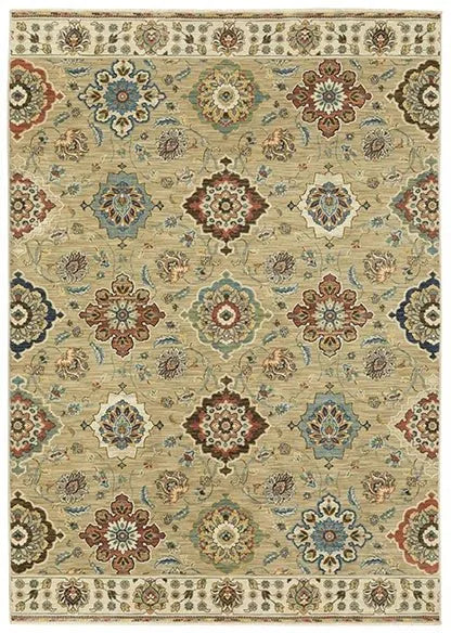 Francesca FR05D Beige Rug - Rug & Home