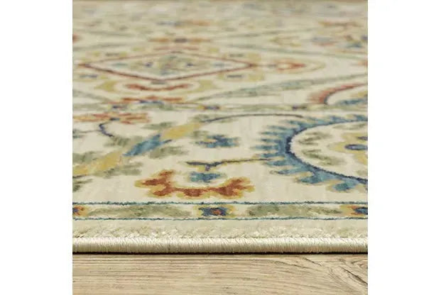 Francesca FR07A Ivory/Multi Rug