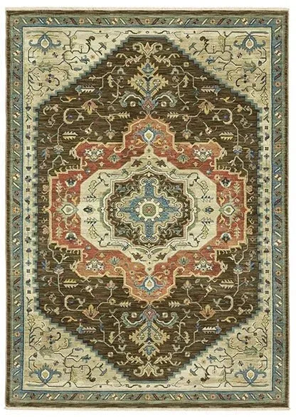 Francesca FR09M Brown Rug