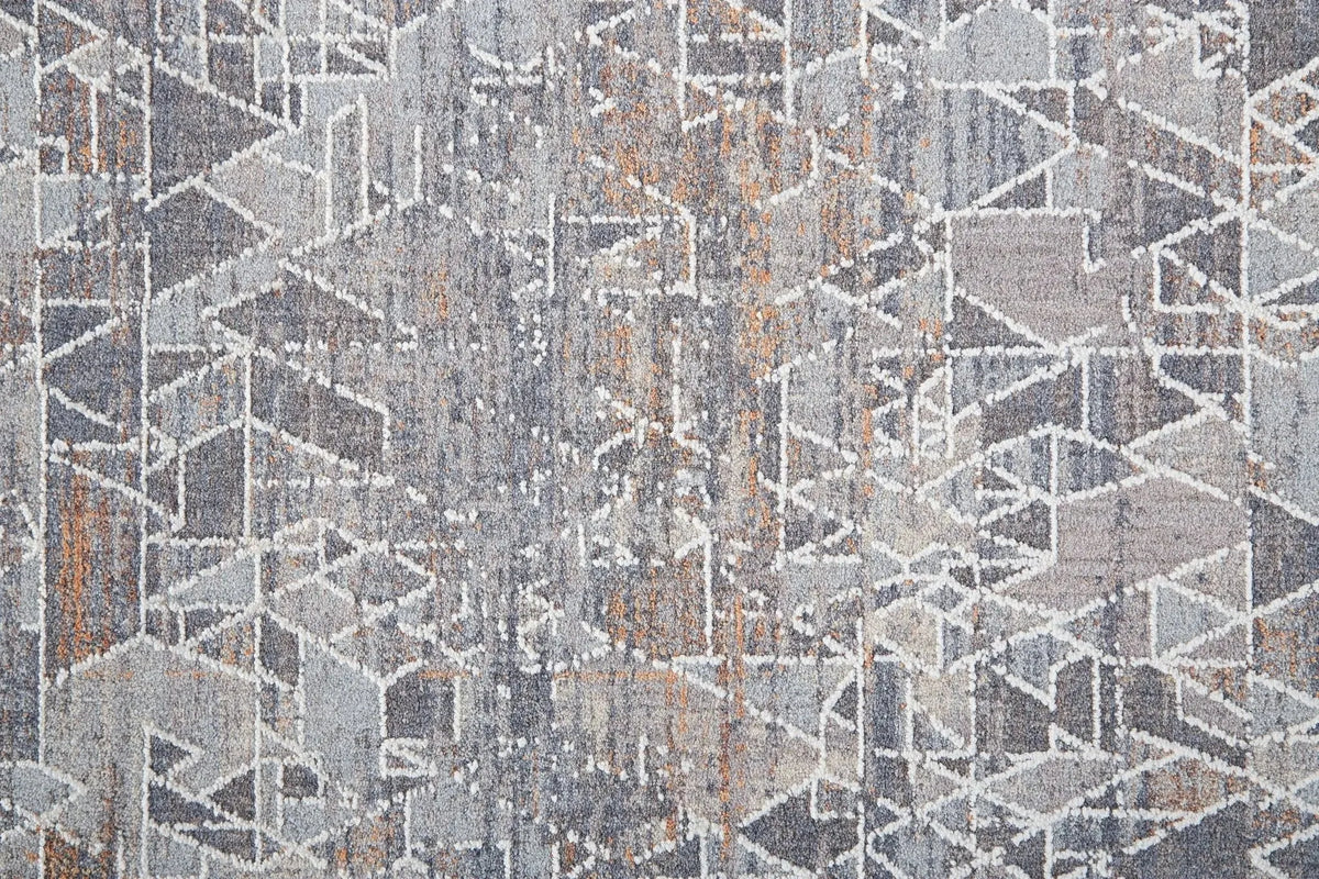 Francisco FRA39CZF Grey/Blue Rug