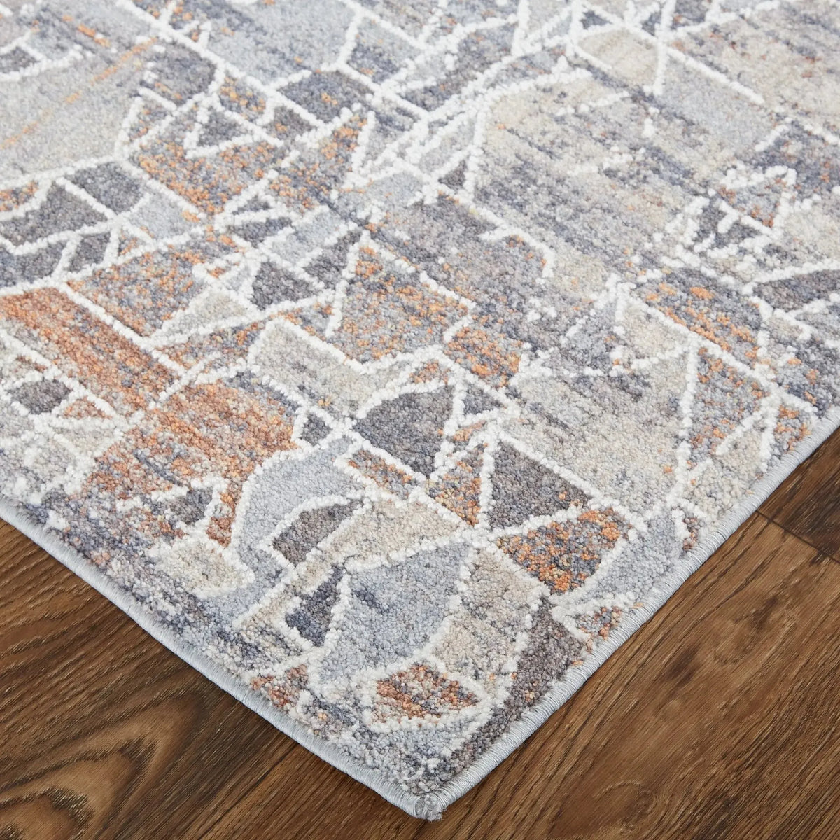 Francisco FRA39CZF Grey/Blue Rug