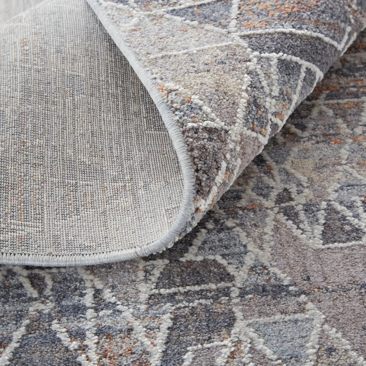 Francisco FRA39CZF Grey/Blue Rug