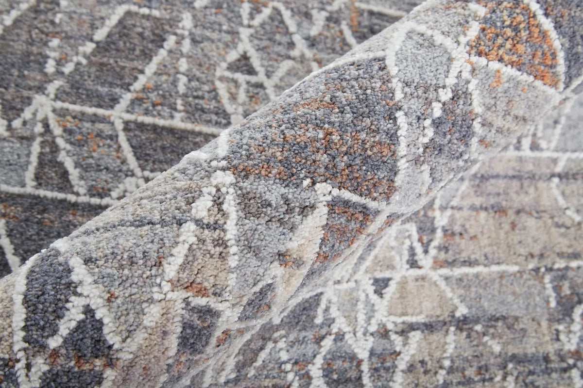 Francisco FRA39CZF Grey/Blue Rug