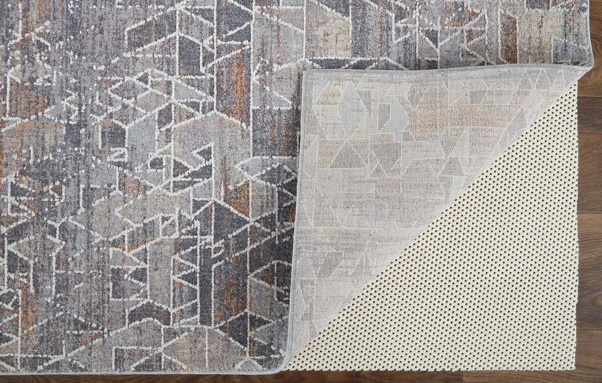 Francisco FRA39CZF Grey/Blue Rug