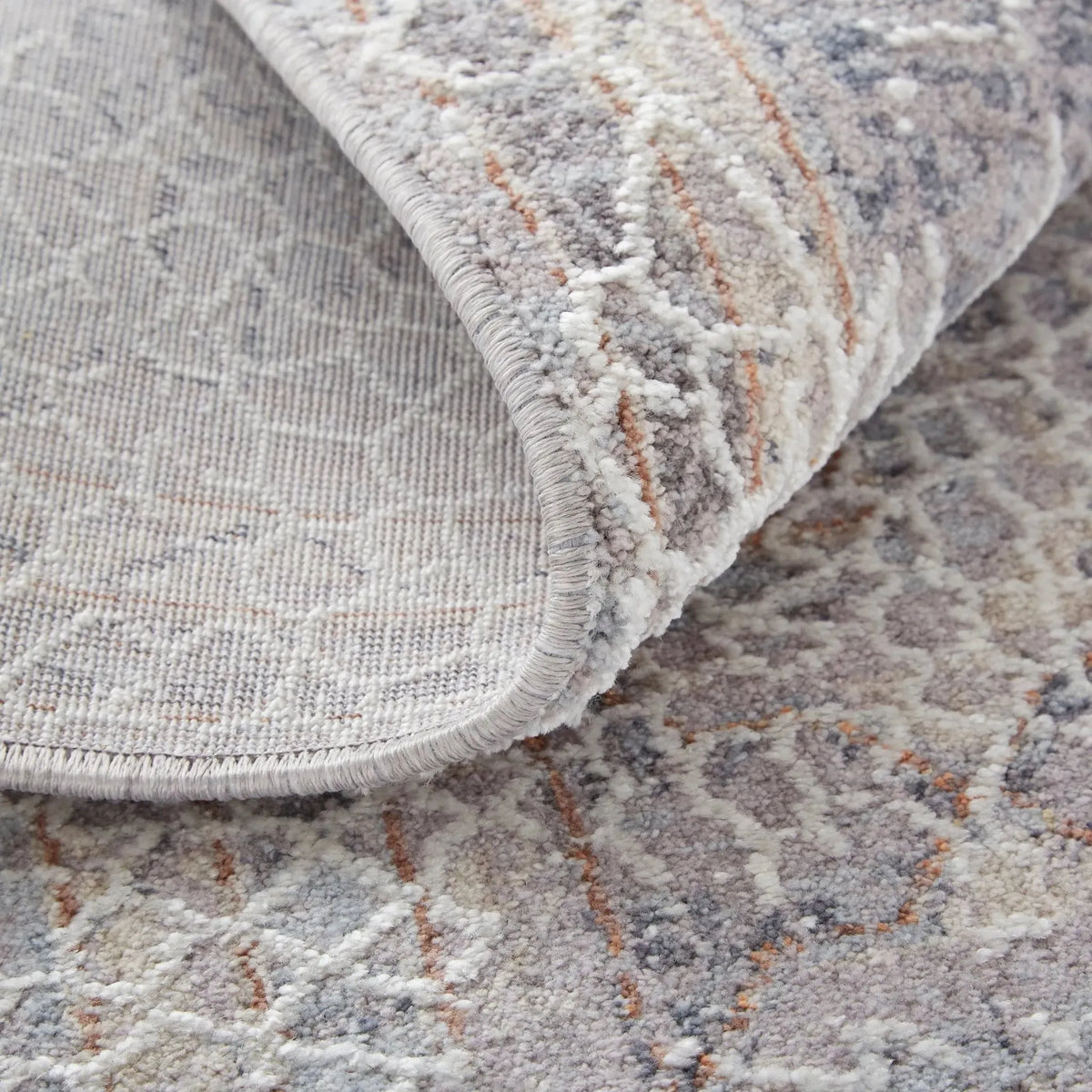 Francisco FRA39FDF Grey/Ivory Rug