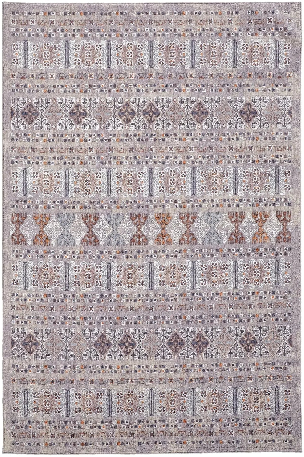 Francisco FRA39GCF Orange/Grey Rug