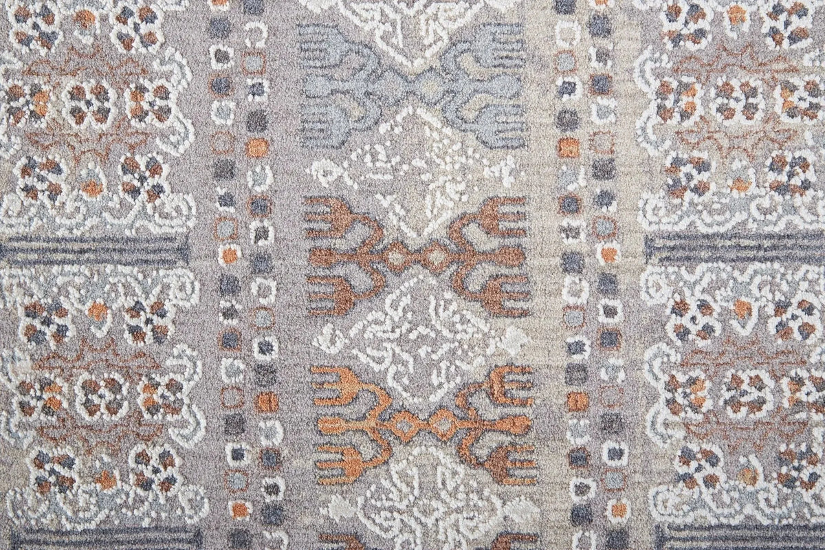Francisco FRA39GCF Orange/Grey Rug