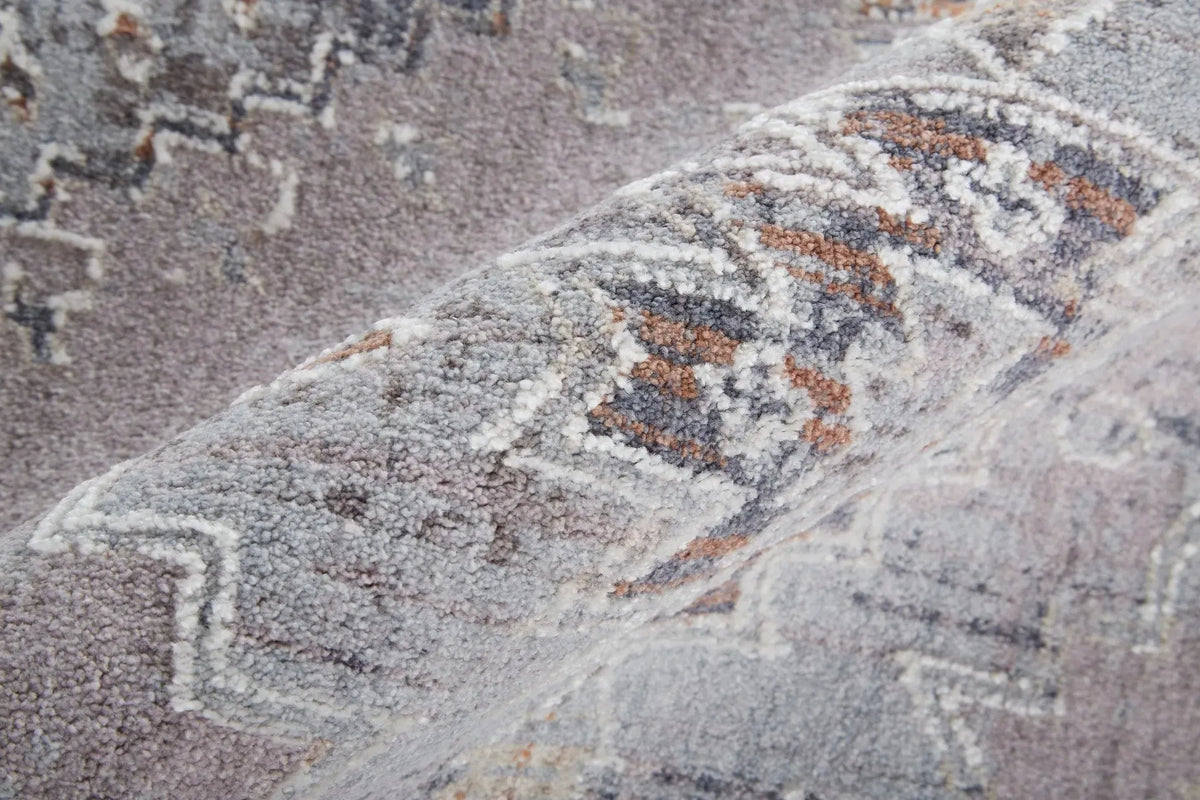 Francisco FRA39GEF Grey/Orange Rug