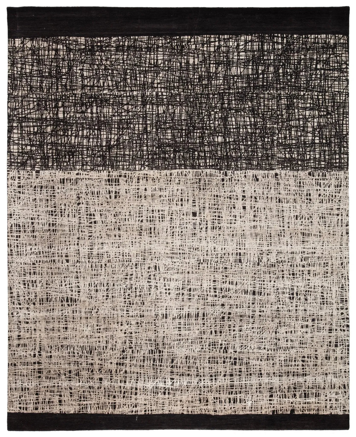 Free Verse Light By Kavi Flk01 Kuros Cinco Black/Beige Rug