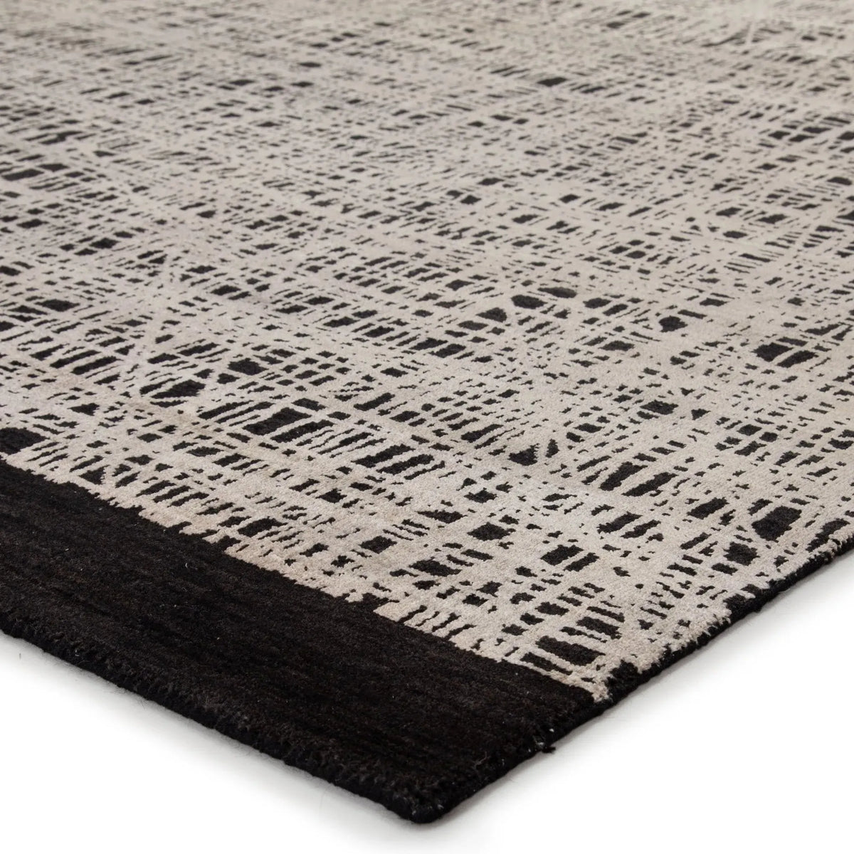 Free Verse Light By Kavi Flk01 Kuros Cinco Black/Beige Rug