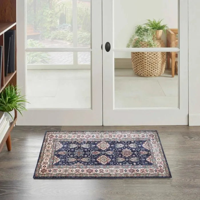 Fulton FUL01 Navy Area Rug - Rug & Home