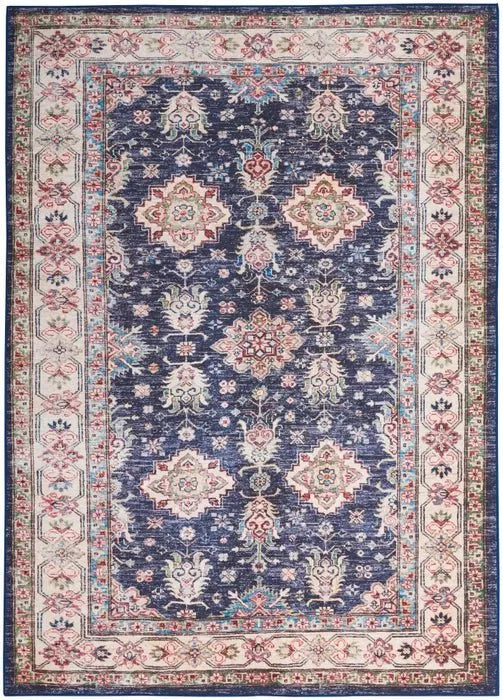 Fulton FUL01 Navy Area Rug - Rug & Home