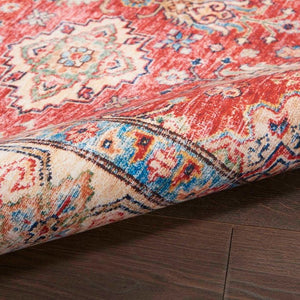 Fulton FUL01 Red Area Rug - Rug & Home