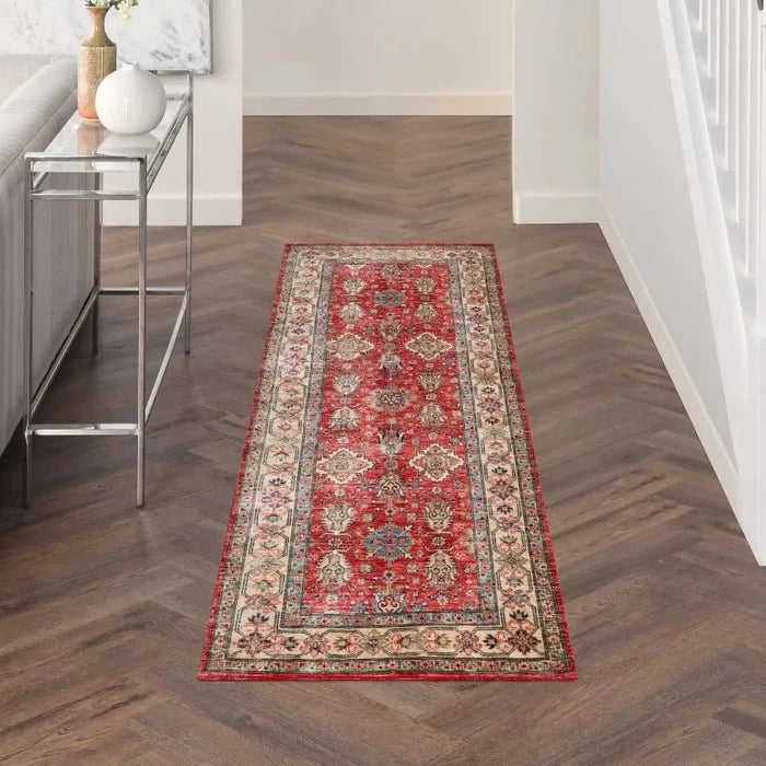 Fulton FUL01 Red Area Rug - Rug & Home