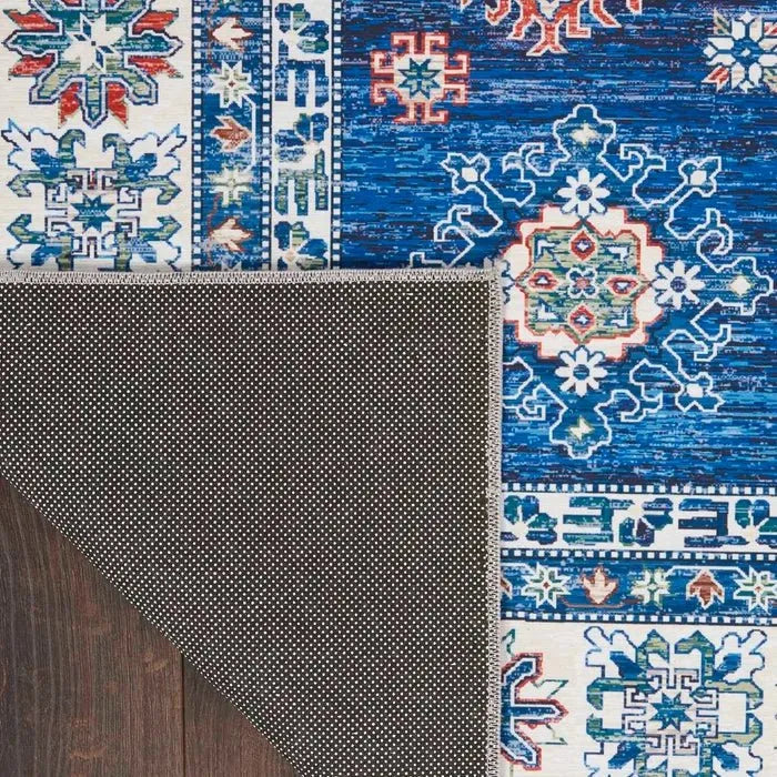 Fulton FUL02 Blue Area Rug - Rug & Home