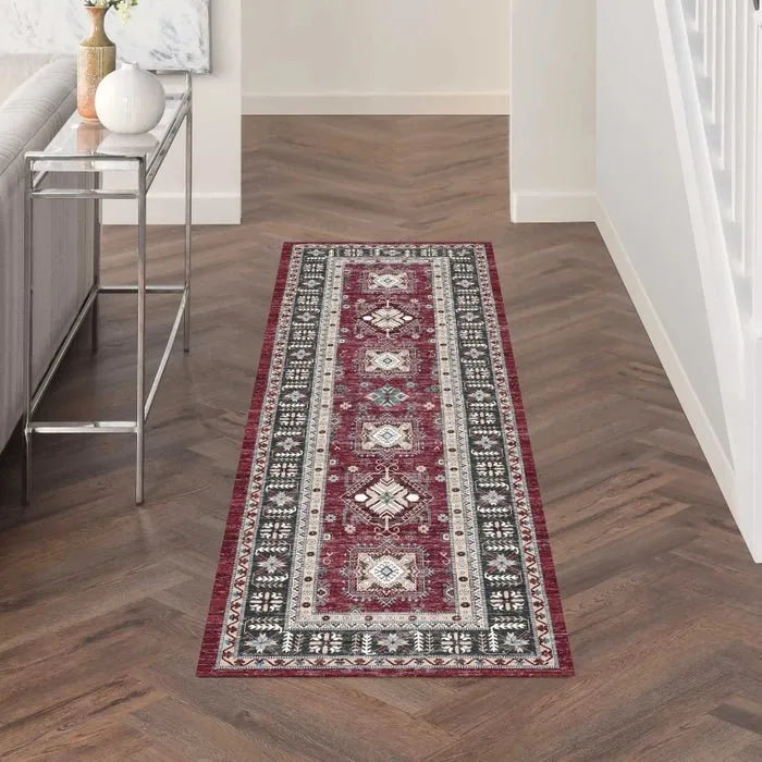 Fulton FUL03 Red Area Rug - Rug & Home